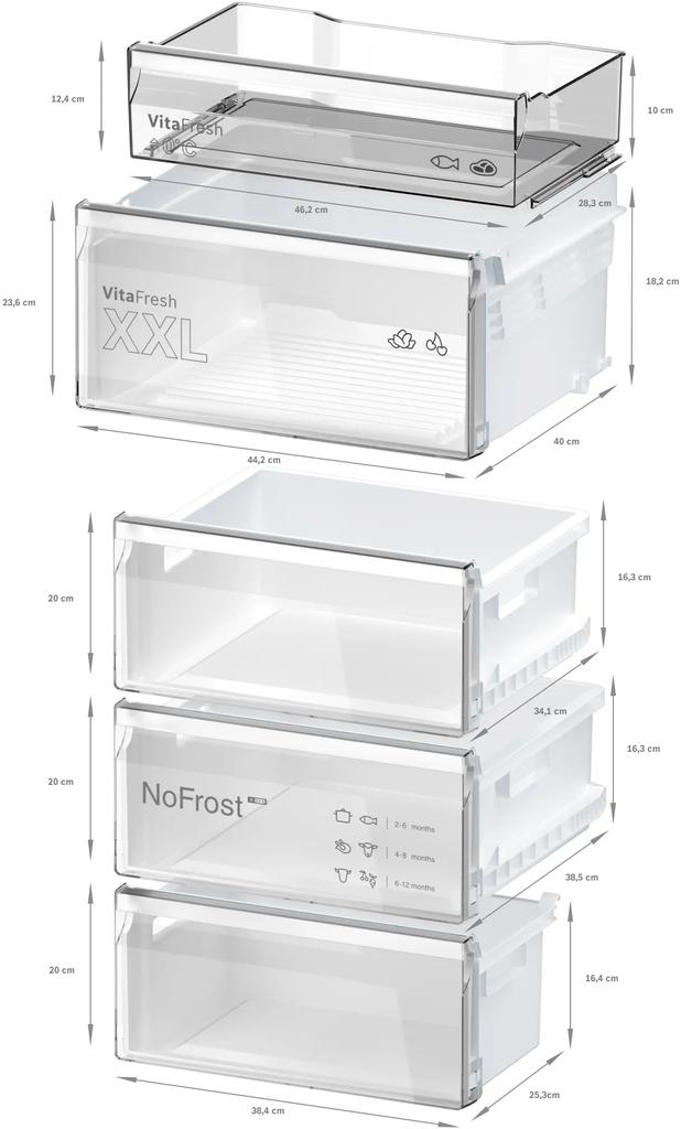 Bosch KGN36VXCT 186cm No Frost — изображение 8
