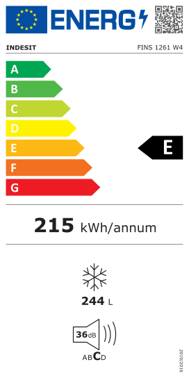Indesit FINS1261W4 171 cm — изображение 10