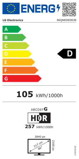 LG 86QNED85B3B 86"QNED Mini LED 4K 2026g. - Image 8