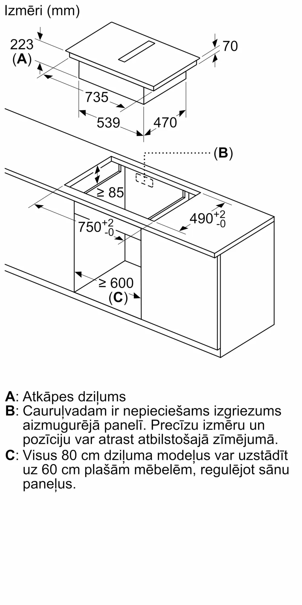 Bosch PVS831B16E Indukcijas ar iebūvētu tvaika nosūcēju! — изображение 8