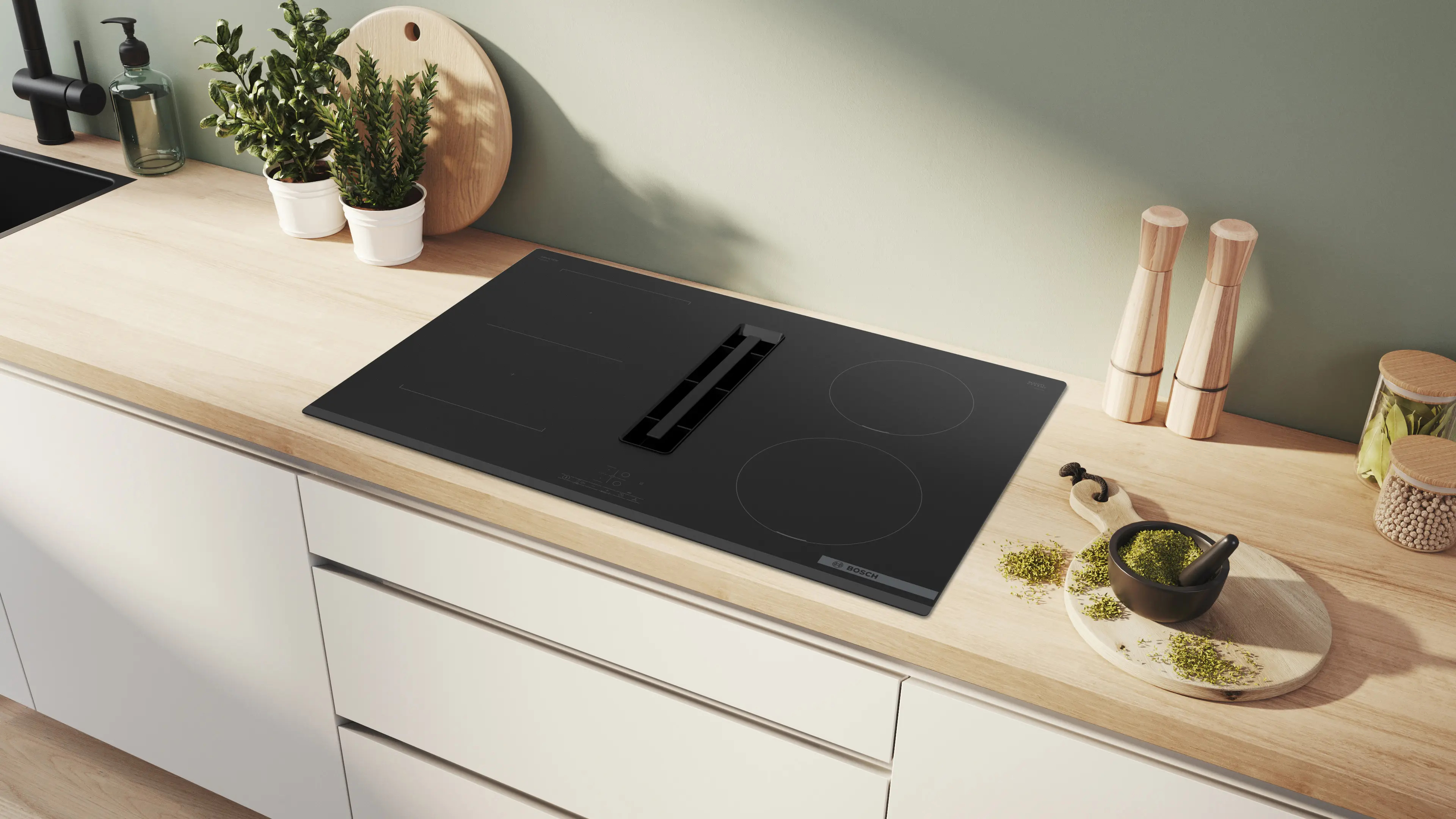 Bosch PVS831B16E Indukcijas ar iebūvētu tvaika nosūcēju! — изображение 3